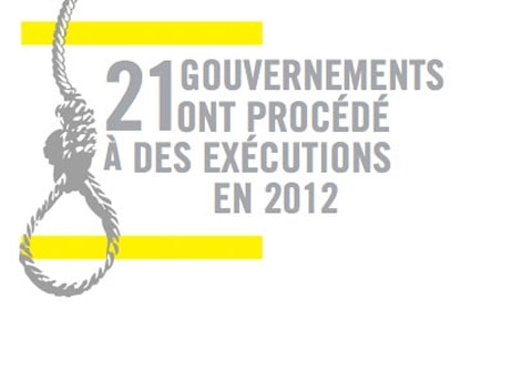 21 gouvernements ont procédé à des exécutions en 2012